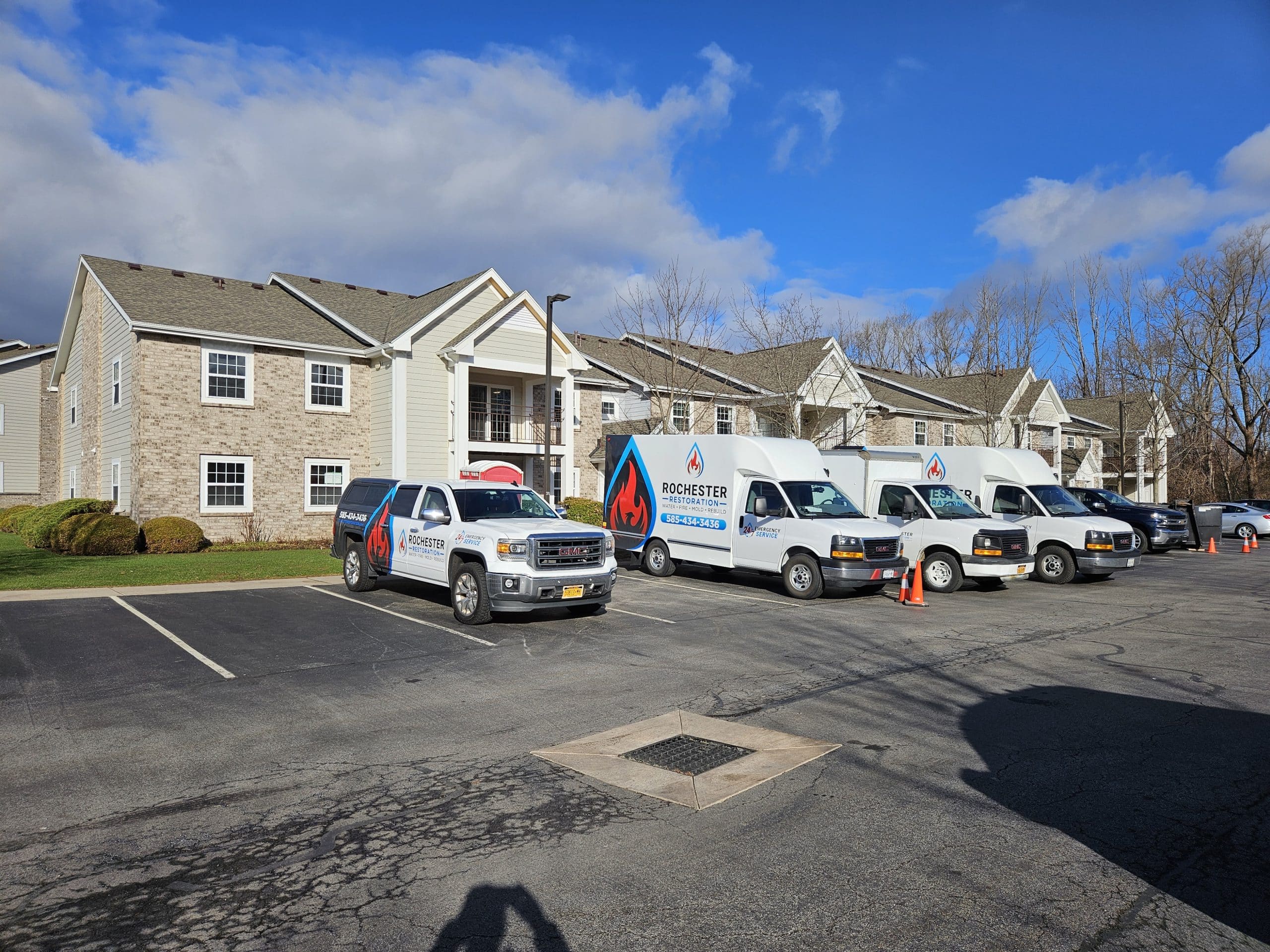 Water Damage Restoration Vehicle - Rochester Restoration